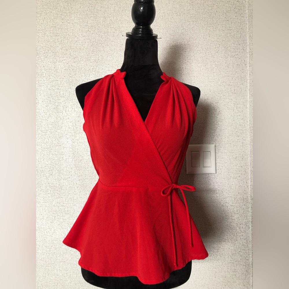 Red Tank Blouse S